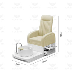 Salon Spa Pedicure Station - cream
