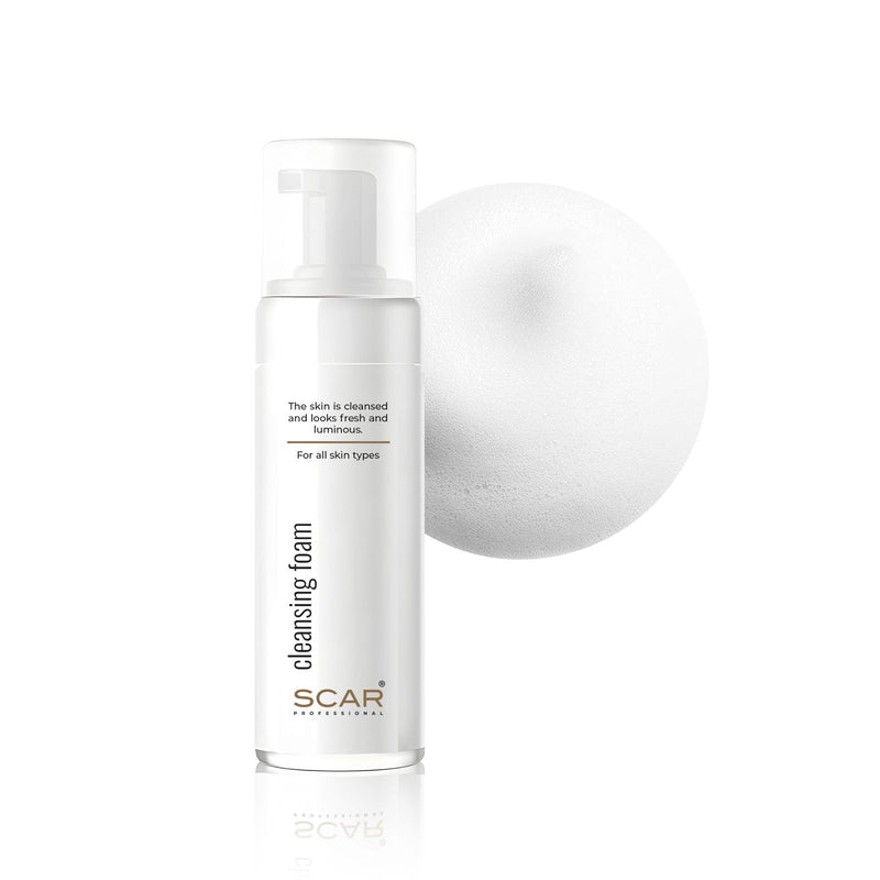 Cleansing Foam 150ml - Scar Professional -skin care- face care- hydra facial- cleansing form- salon- spa- scar professional- al basel cosmetics- Abu Dhabi