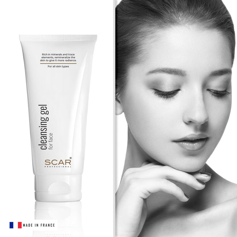 Cleansing Gel for Face 200ml - Scar Professional- al basel cosmetics- cleansing gel- face care- skin care- salon-hydra facial- scar professional- Dubai