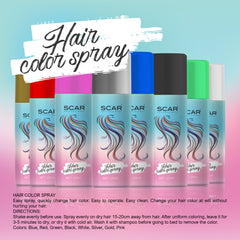 Scar Hair Color Spray Black 125ml