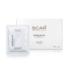 Purifying tea Tree Peel Off Mask Powder Scar (30g x 10pkts) Scar Professional- skin care- face care- hydra facial- peel off mask- tea tree mask- scar professional- fresh skin- face mask - al basel cosmetics- Sharjah