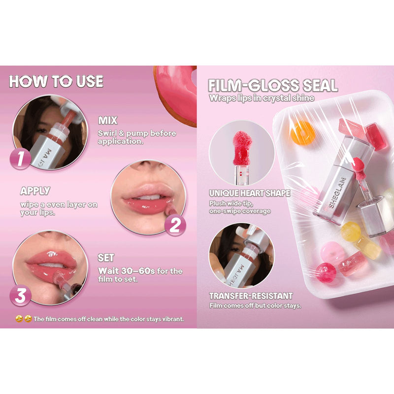 SHEGLAM French Toast Gloss UAE – Hydrating Glass Lip Shine - lip gloss - tint lip - Al Basel Cosmetics - Sheglam lip gloss