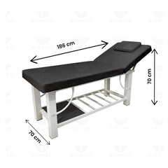 Spa Facial Massage Waxing Bed Black - albasel cosmetics