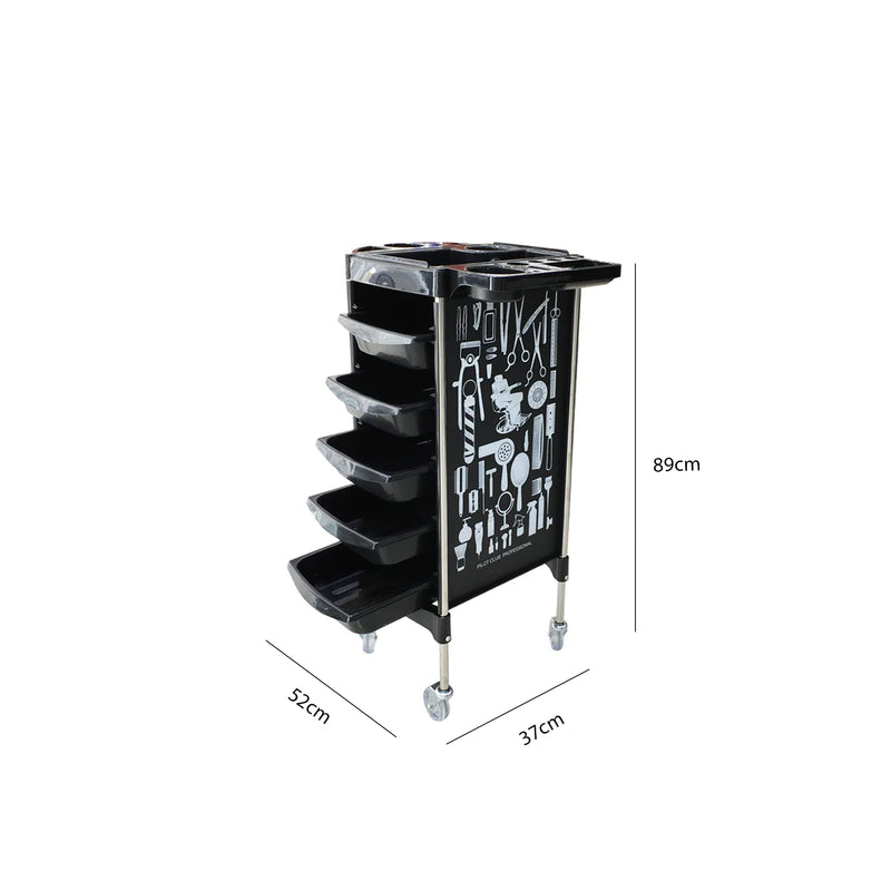 Salon Trolley Viva Black