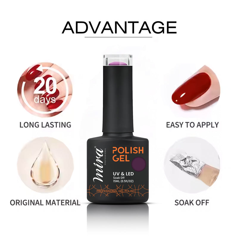 Nail Art Gel Nail Polish 15ml #030 Mira Professional - al basel - nail art - nail polish
