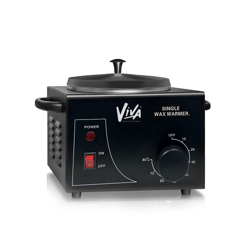 - wax heater - wax heater machine - Durable wax heater machine for smooth hair removal - Viva - Wax heater machine with temperature control - Electric wax warmer heating pot with lid - Single wax warmer Dubai - UAE
