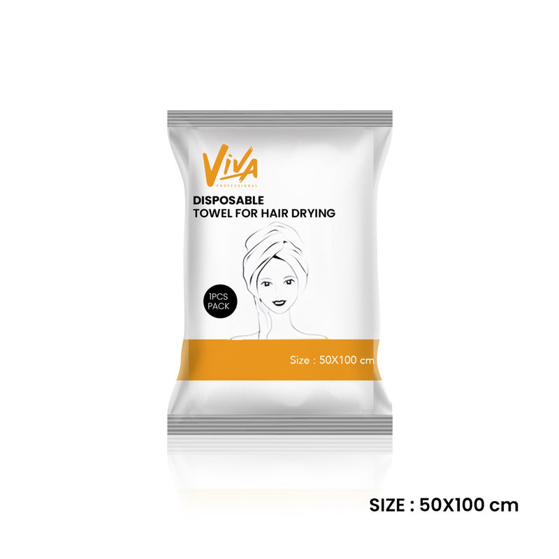 Viva Disposable Towels For Hair Drying 50 Packets- al basel cosmetics 