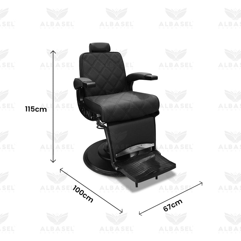 Black Barber Gents Salon Chair - Al basel cosmetics