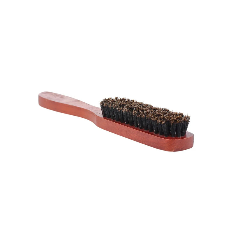 Beard Styling Brush Wooden Brown - albasel cosmetics