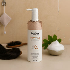 Biotin Strengthening Shampoo 750ml Mira | Anti-Hair Loss  & Strengthening Shampoo - Anti hair loss shampoo - Al Basel Cosmetics - UAE