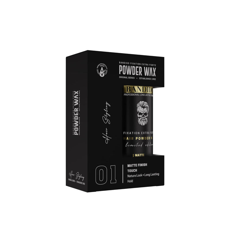 Bandido Matte Hair Powder Wax 32g – Professional Volume & Texture Styling Powder - Hair styling powder - Styling powder for men - Bandido styling powder - Al Basel Cosmetics - UAE