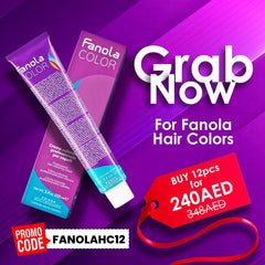 Fanola hair color - offer - hair care - hair color - fanola UAE - promo code - Al Basel cosmetics - Dubai