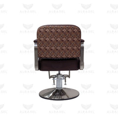 Professional Ladies Hydraulic Salon Chair – Dark Chocolate Brown - Ladies chair - Ladies salon styling chair - Hair cutting chair - Al Basel Cosmetics