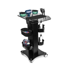Professional Salon Rolling Trolley – Mobile Hairstylist Workstation - Al Basel Cosmetics