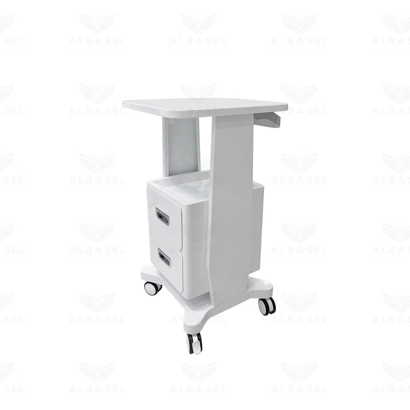 Professional Salon & Spa Trolley Cart | Mobile Metal Storage – Al Basel Cosmetics - Salon trolley - Storage cart for spa - Salon hair coloring trolley - UAE