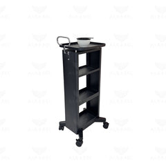 Professional Salon & Spa Metal Trolley with Multi-Tier Storage and 360° Silent Wheels - Metal framed trolley - Al Basel Cosmetics - UAE