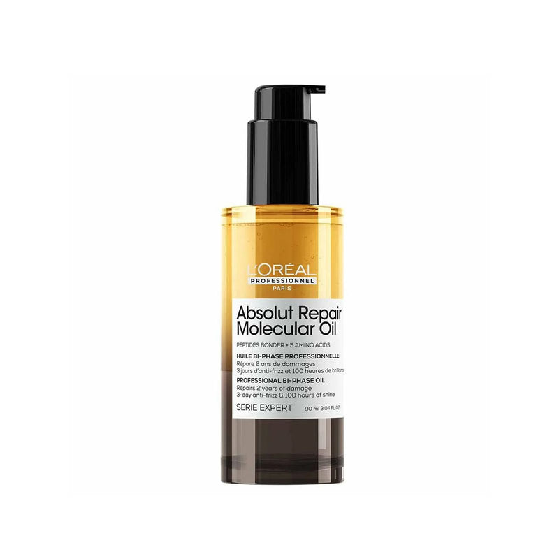 Absolut Repair Molecular Bi-Phase Professional Hair Oil 90ml L’Oréal Professionnel - aboslute molecular repair oil in UAE - Loreal Professional - Al Basel Cosmetics - UAE