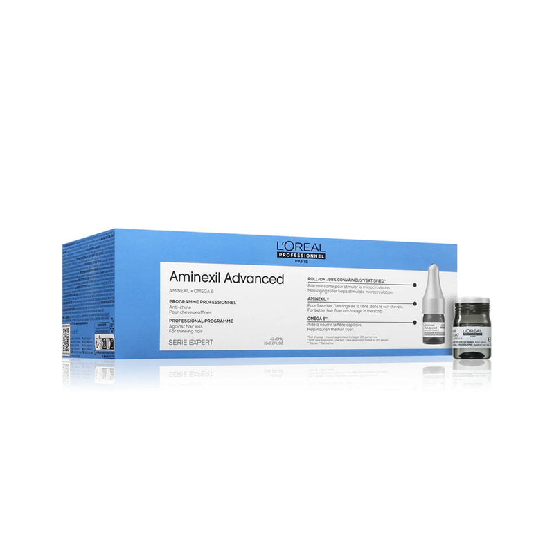 Serie Expert Aminexil Ampoules Programme |L'Oréal Professional |42x6ml |Anti-Hair Loss Treatment - hair treatment - anti hair loss - anti hair fall - L'Oreal uae - Abu Dhabi - Al Basel Cosmetics - loreal uae- hair styling - hair care - hair ampoule