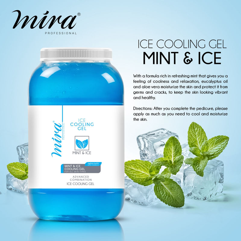Mira Ice Cooling Gel Ice & Mint 5kg - foot care - cooling gel - ice cooling gel - al basel cosmetics- foot spa- pedicure- UAE- mira
