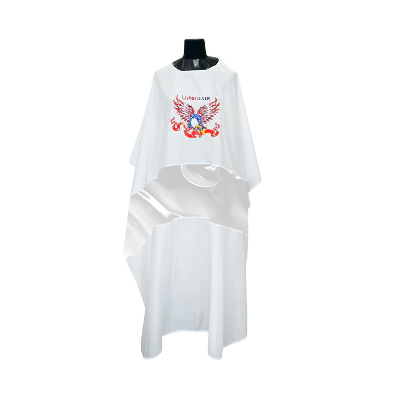 Salon Professional Hair Cutting Barber Cape Apron AC1361 4 3D Hot Painting White-barber cape-apron-albasel cosmetics