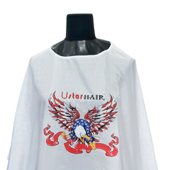 Salon Professional Hair Cutting Barber Cape Apron AC1361 4 3D Hot Painting White-barber cape-apron-albasel cosmetics