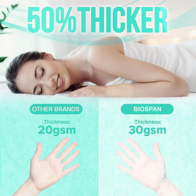 Viva White Disposable Non-Woven Bed Roll 80*180cm- 50 sheet- bed roll- bed cover- disposable bed sheet- salon disposable bed roll- massage bed cover- waterproof bed cover- oil proof bed roll- salon bed roll- spa bed cover- clinic bed cover- white bed roll- Viva- Al Ain- Al Basel Cosmetics- UAE