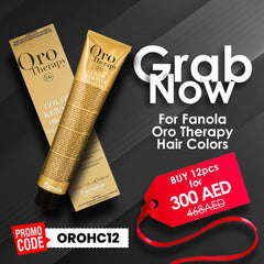 Fanola Oro Puro Hair Coloring Cream 6.1 Dark Blonde Ash 100ml
