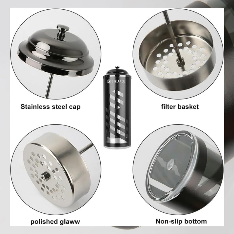 Unbreakable Acrylic Sterilizing Jar for Salon & Spa – Professional Stainless Steel Cap & Filter Basket - Sterilizer jar - Al Basel Cosmetics - UAE