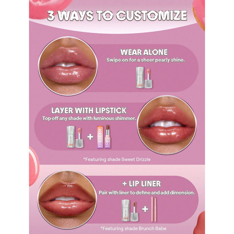 SHEGLAM That’s My Jam Gloss UAE – Berry High‑Shine Lip Glaze - lip gloss - shine lip gloss in UAE - Al Basel Cosmetics