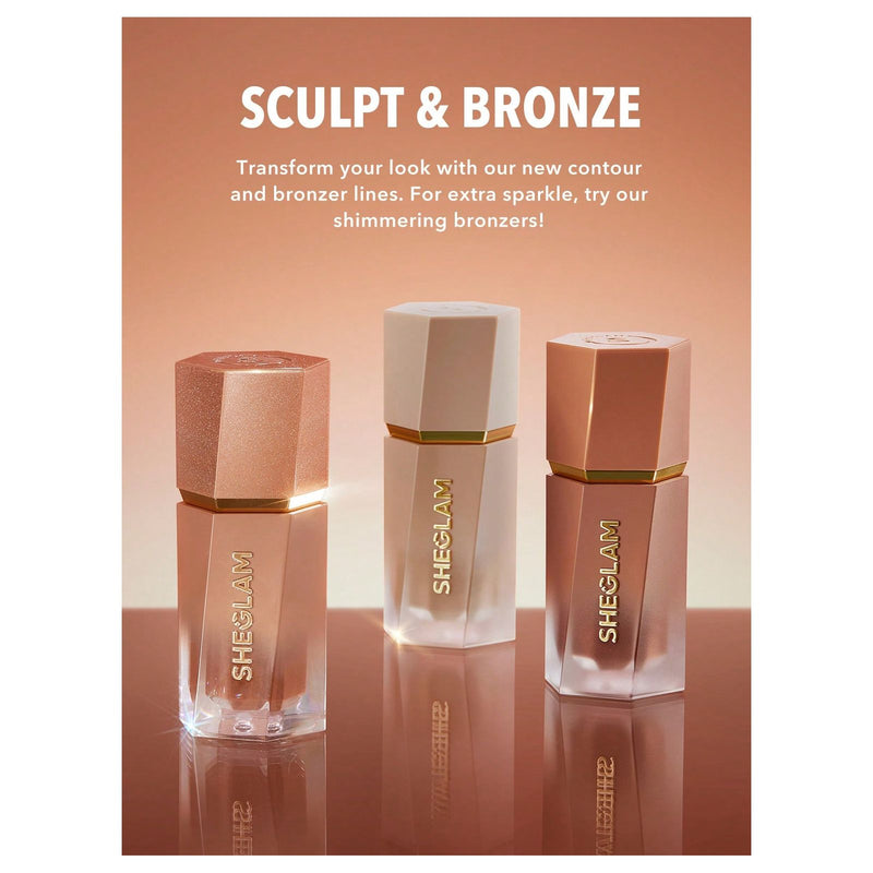 SHEGLAM Sun Sculpt Liquid Contour – Maple Syrup - Long-Lasting Blendable Face Sculpt - SHEGLAM UAE - buy SHEGLAM contour Dubai - liquid contour UAE online - Al Basel Cosmetics - UAE