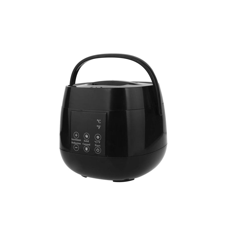 Black multi-purpose wax warmer with digital LED display for all wax types – Al Basel Cosmetics - Wax warmer in UAE - Easy to use digital wax heater