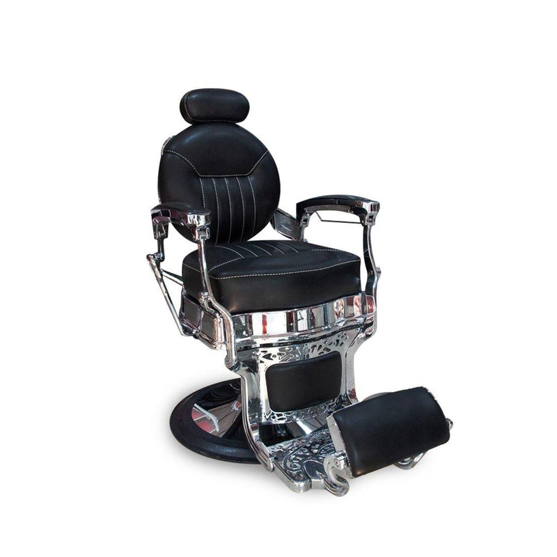 Barber Gents Hair Cutting Chair Black - Albasel cosmetics