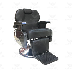 Gents Salon Barber Chair Black - Al Basel Cosmetics - UAE