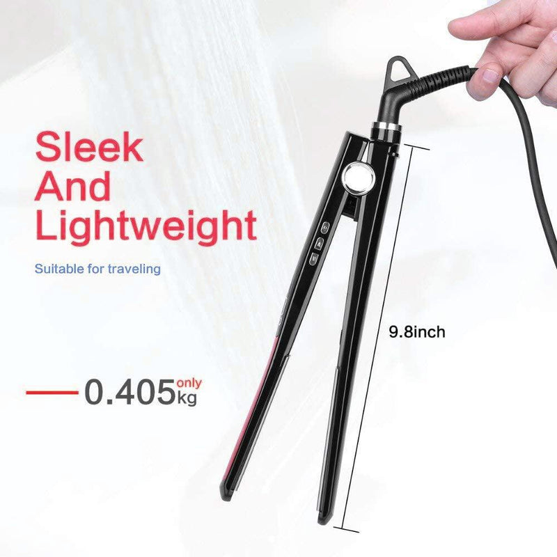 Mariani Hair Straightener Iron Professional Up to 470 °f - al basel cosmetics - hair straightener - hair styling tools - professional hair straightener - travel friendly hair iron - Dubai - Mariani - UAE - hair styling equipment - straightening iron - hair straightener