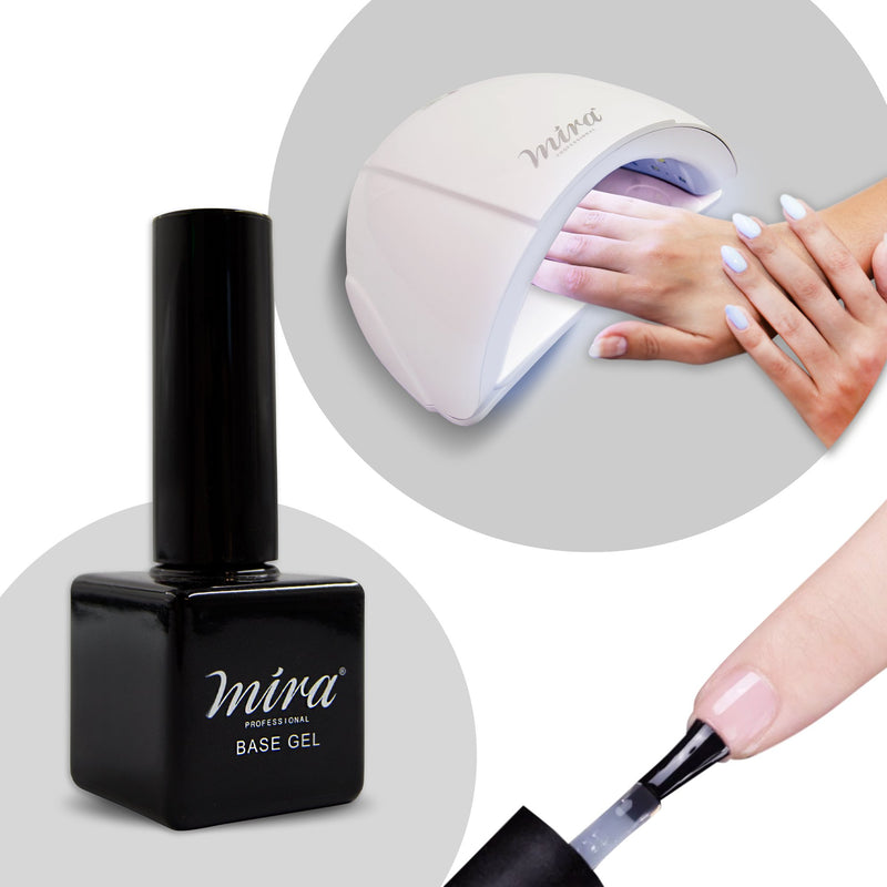 Base coat gel nail polish