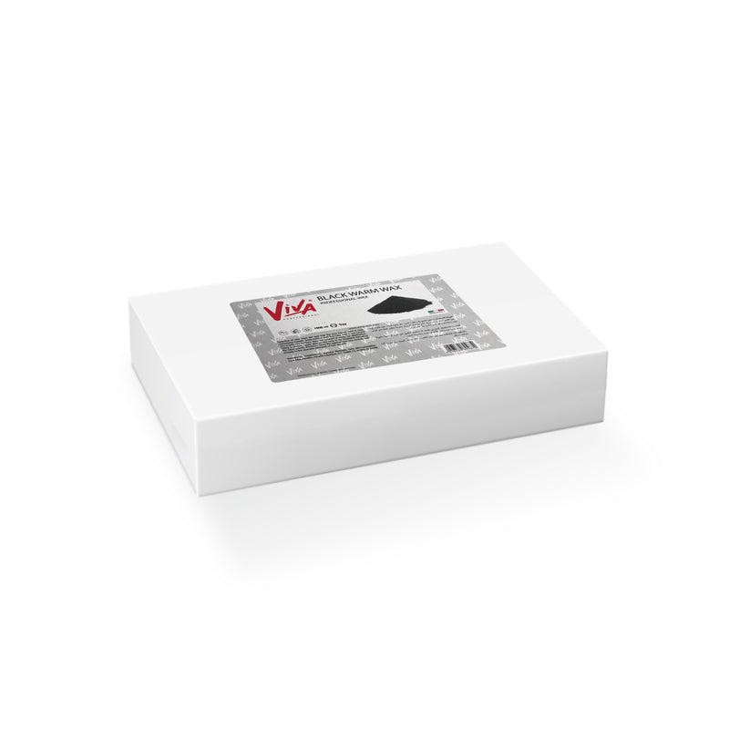 Black warm wax for face and body