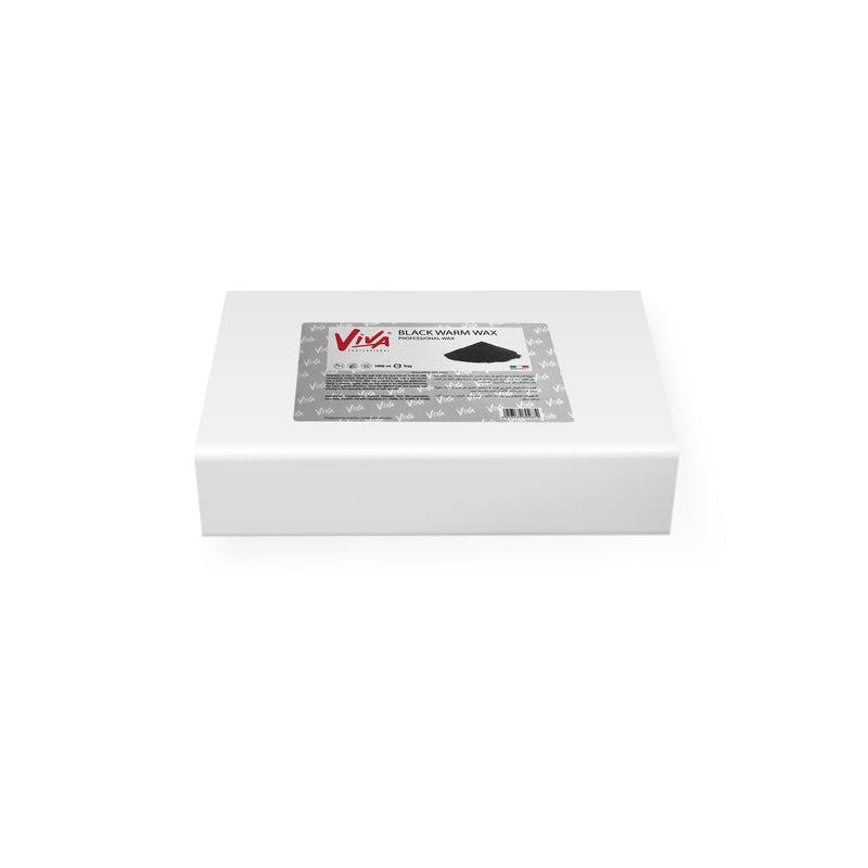Black warm wax for face and body