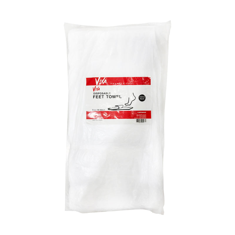 Viva Disposable Feet Towel 30*60 (200pcs) - al basel cosmetics 