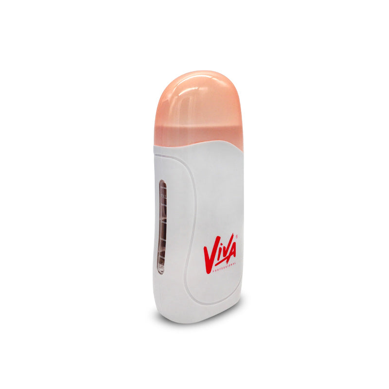 Viva Depilatory Wax Heater Single - Viva Professional - Al Basel Cosmetics - Professional Depilatory Roll On Wax Heater - Electric Roll On Wax Warmer Pink - Salon Quality Waxing Device - Professional Electric Depilatory Roll On Wax Heater Pink with Cable for Smooth Hair Removal - UAE - wax heater - wax heater machine