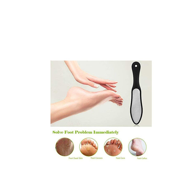 Stainless steel foot file scrubber for dead skin - Albasel cosmetics