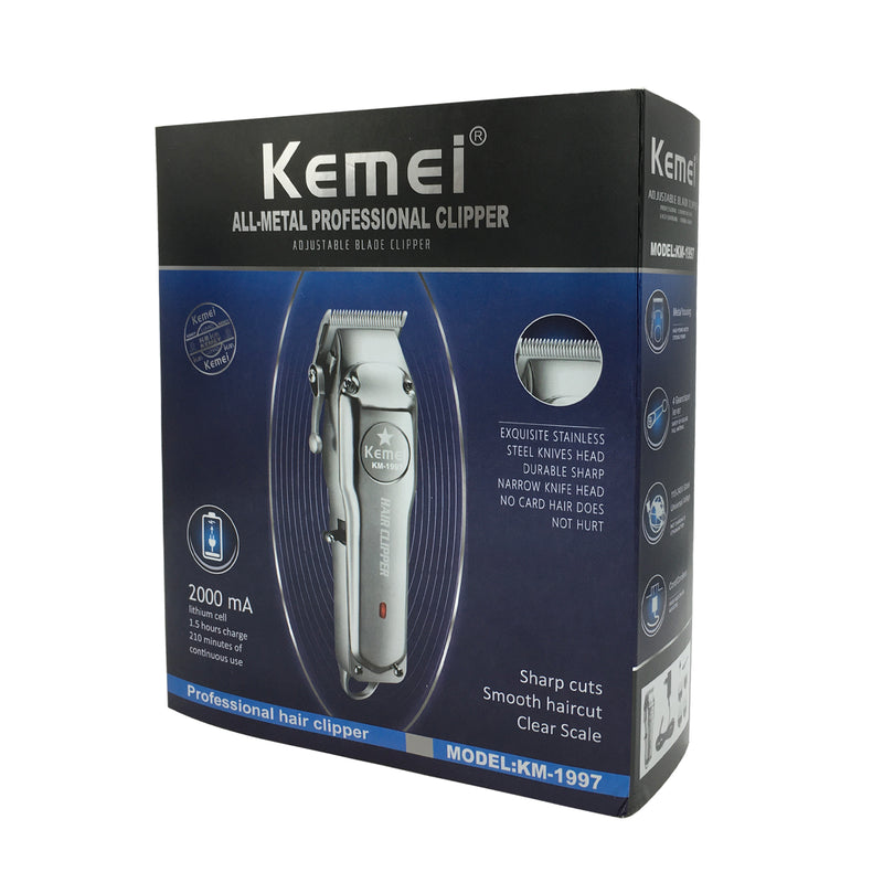Kemei all-metal Professional Clipper (KM-1997) - albasel