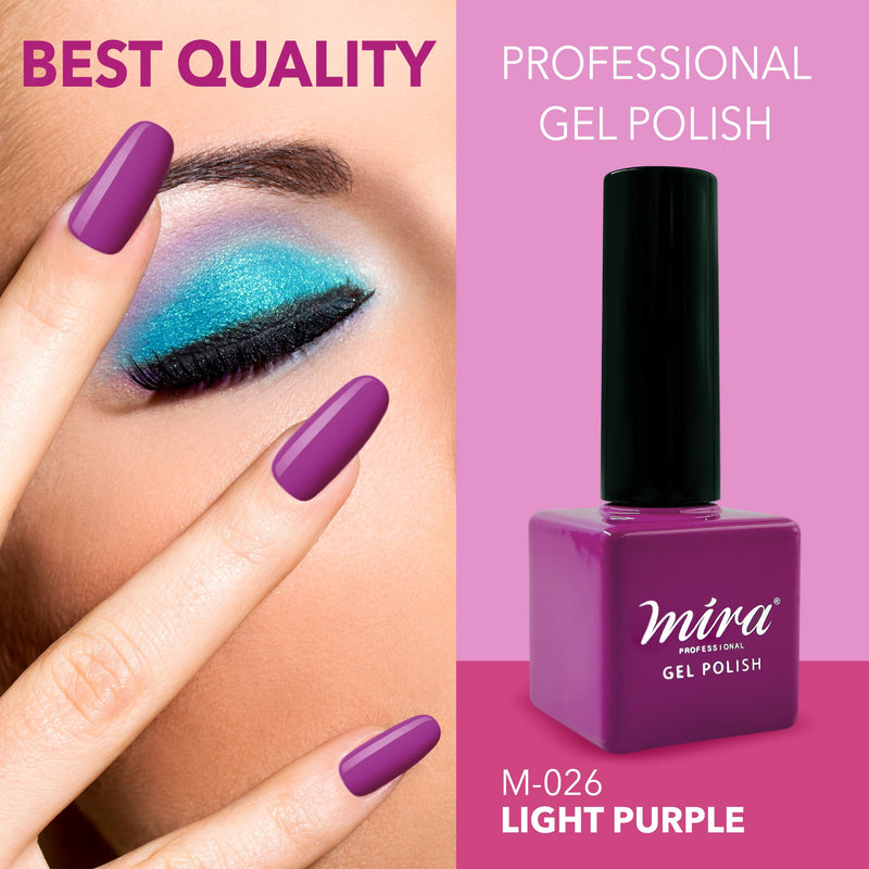 Nail Gel Polish Purple 10ml
