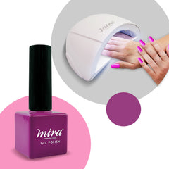 Nail Gel Polish Purple 10ml