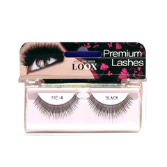 Loox Eyelashes NE-4 Black - Albasel cosmetics