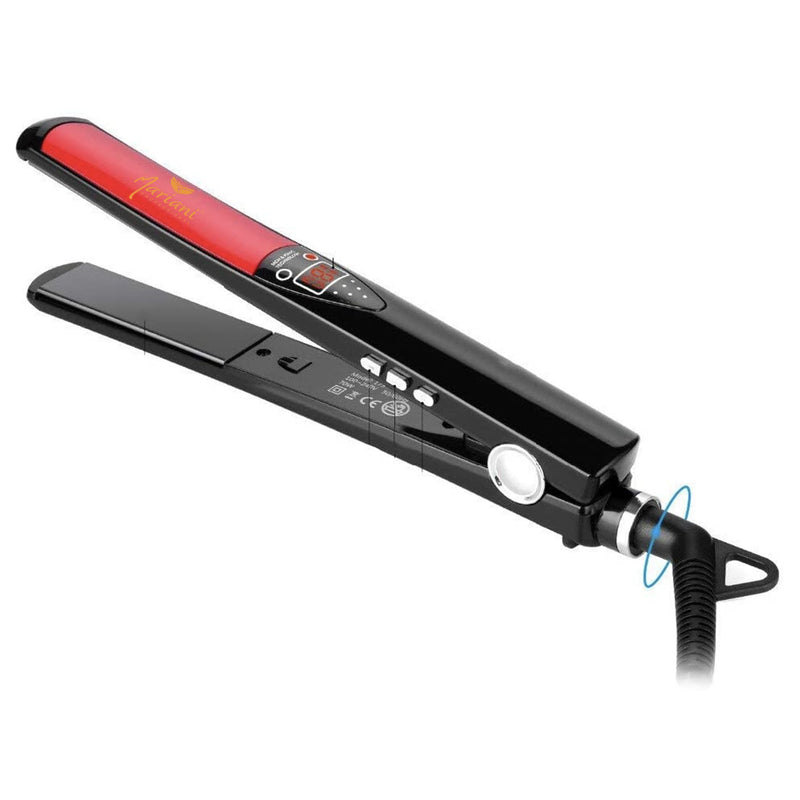 Mariani Hair Straightener Iron Professional Up to 470 °f - al basel cosmetics - hair straightener - hair styling tools - professional hair straightener - travel friendly hair iron - Dubai - Mariani - UAE - hair styling equipment - straightening iron - hair straightener