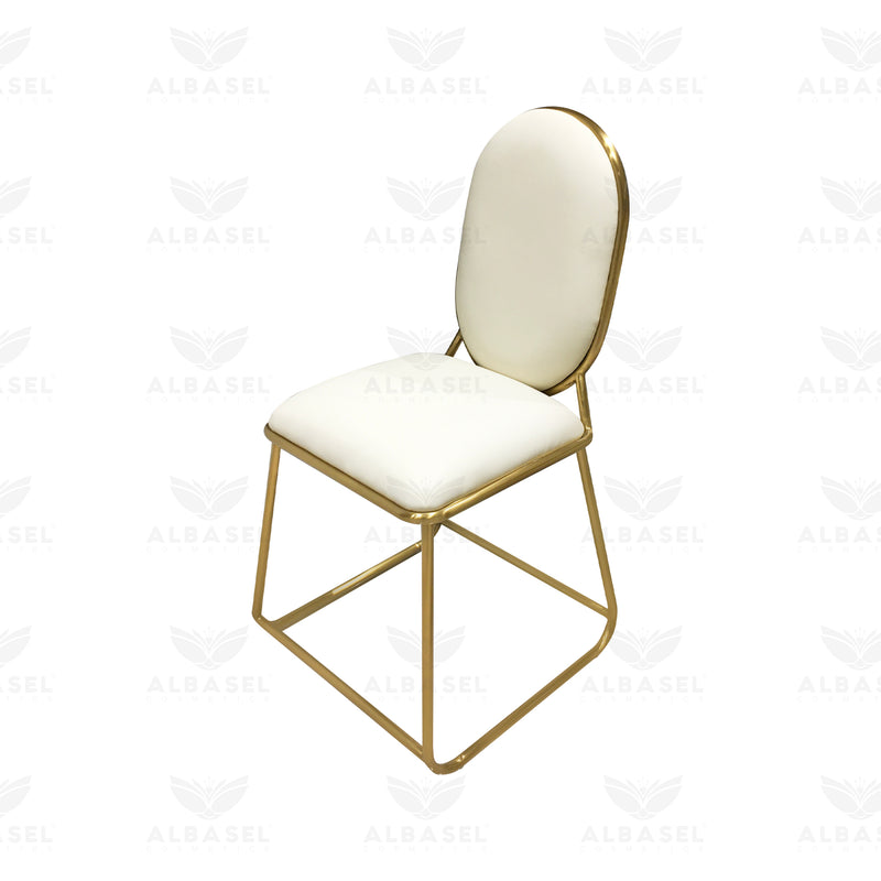 Cream Manicure Table for Nail Art with 2 single chair - manicure table - manicure chair - manicure station - al basel cosmetics