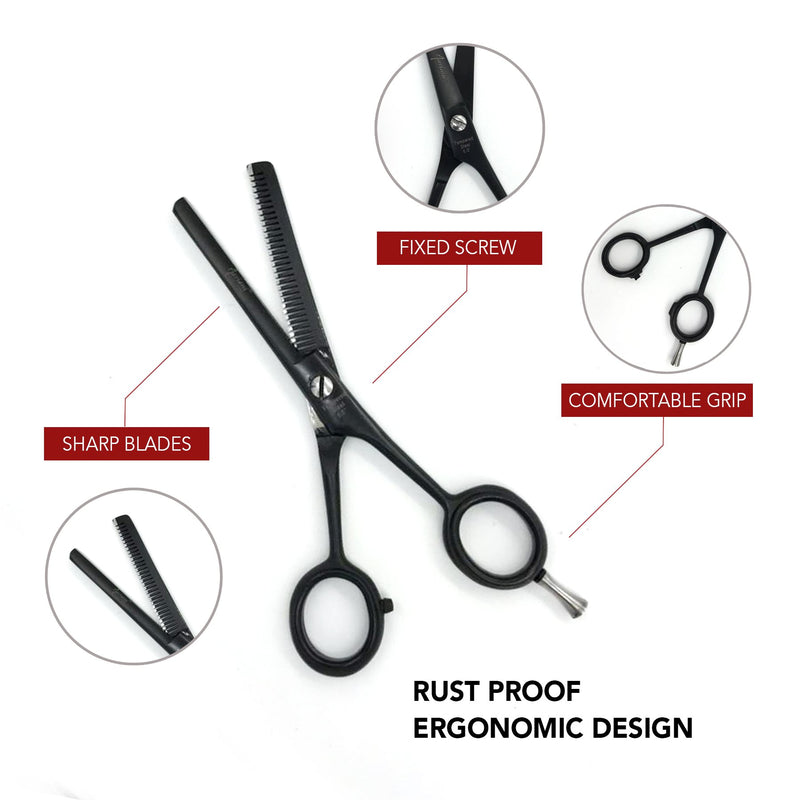 Mariani Professional Barber texturizing shears 5.5 Inch Hair Cutting Scissors - Albasel cosmetics - barber scissor - hair cutting scissor - premium hair cutting scissor - Al Basel - Mariani - Hair styling scissor - salon scissor - hair stylist scissor - professional hair cutting scissor - UAE