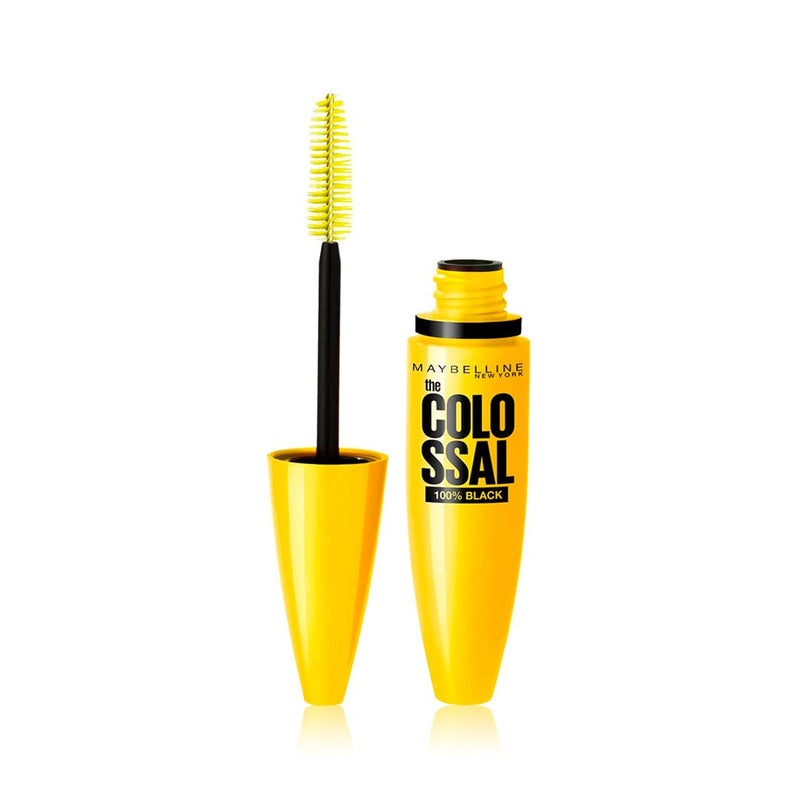 Maybelline New York Colossal 100% Black Mascara - Albasel cosmetics