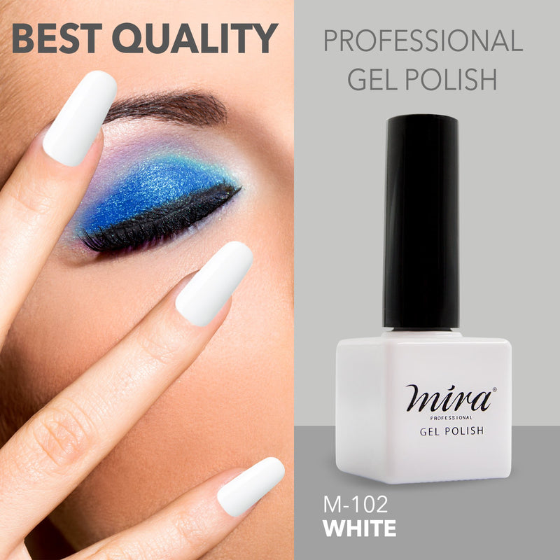 Nail Gel Polish White 10ml