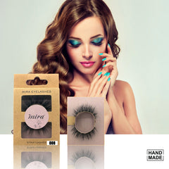 Mira False Mink Eyelashes 008 - eye makeup - albasel cosmetics